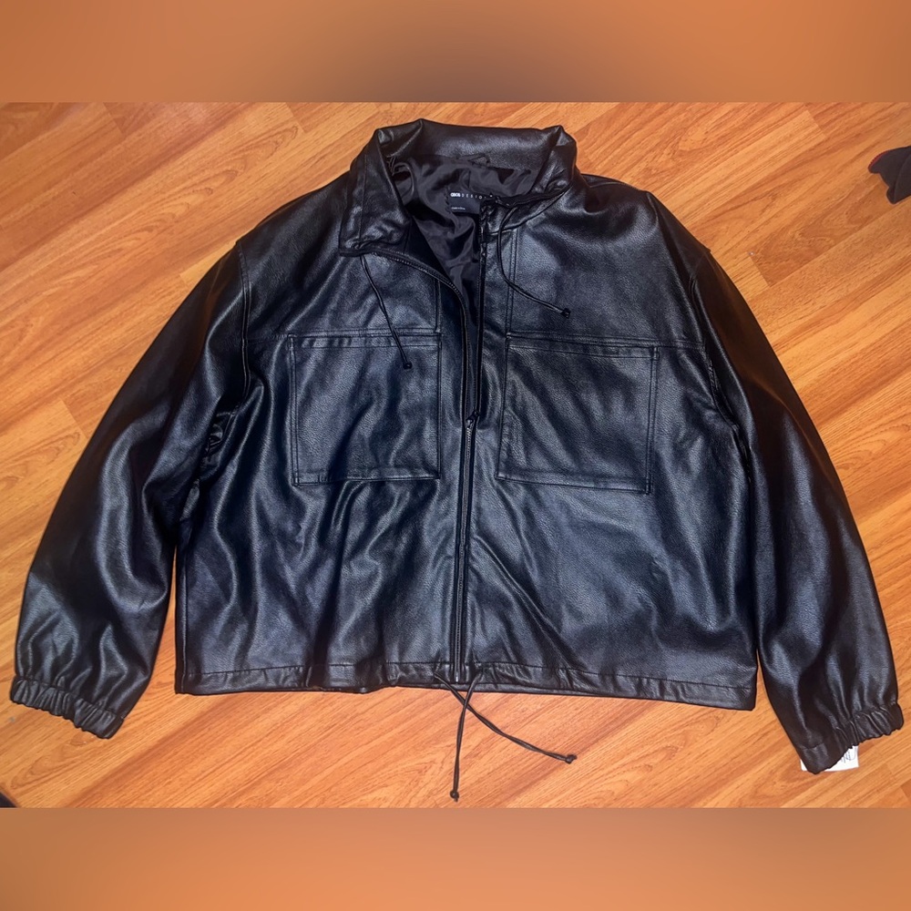 Men’s ASOS leather jacket